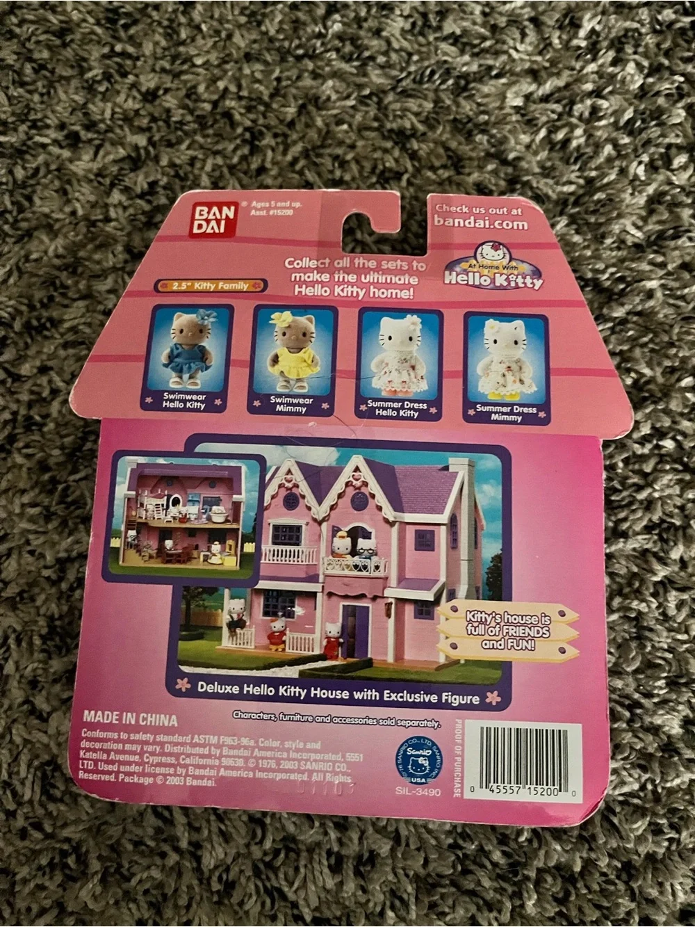 Set of 2 NEW Vintage Hello Kitty Figurine toys NIB
